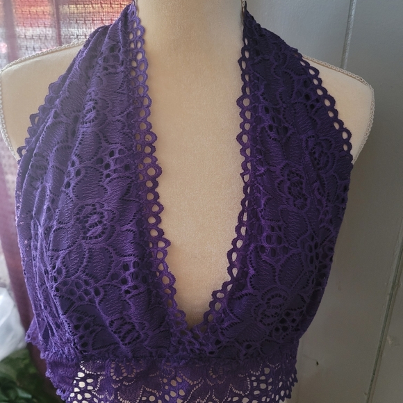 Lace Halter Bralette ♡ - Picture 4 of 6